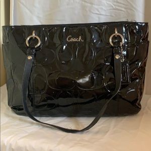 Authentic Coach Patent Leather Tote